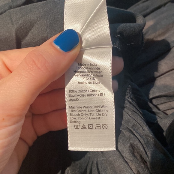 J.Crew Black Spaghetti Strap Ruffle Dress - Picture 10 of 12